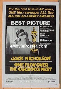 #215 1 FLEW OVER THE CUCKOO'S NEST 1sh '75 