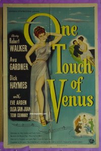 #3312 1 TOUCH OF VENUS 1sh '48 Ava Gardner 