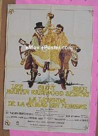 #203 PAINT YOUR WAGON Spanish poster '69 