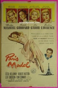 #5151 PARIS MODEL 1sh '53 Marilyn Maxwell 