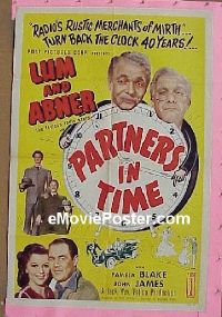 #393 PARTNERS IN TIME 1sh R50 Lum & Abner 