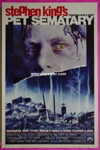 #2723 PET SEMATARY 1sh '89 Stephen King 