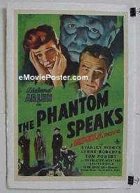 #059 THE PHANTOM SPEAKS linen 1sh '45 Arlen 