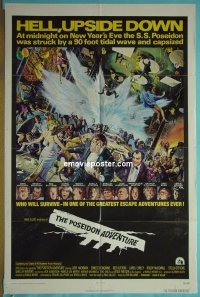 #5203 POSEIDON ADVENTURE 1sh '72 Hackman 