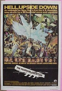 #164 POSEIDON ADVENTURE 1sh '72 Hackman 