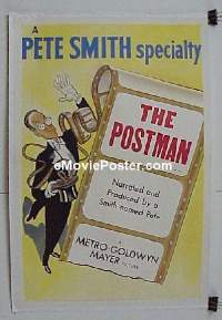 #060 THE POSTMAN linen 1sh '53 Pete Smith 