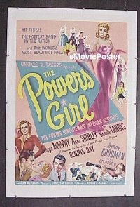 #127 POWERS GIRL linen 1sh '42 Murphy,Shirley 