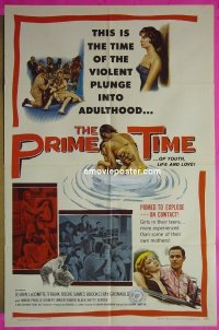 Q392 PRIME TIME one-sheet movie poster '60 Herschell G. Lewis