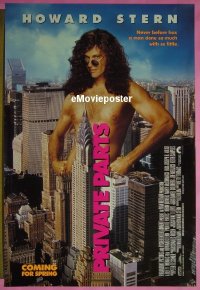 #4936 PRIVATE PARTS DSadv 1sh 96 Howard Stern 