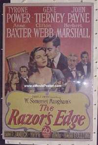 RAZOR'S EDGE ('46) 1sheet