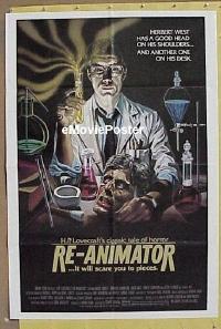 #588 RE-ANIMATOR 1sh '85 artwork style 