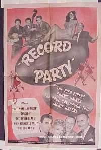 RECORD PARTY 1sheet