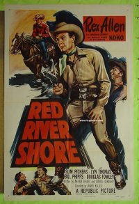 #3416 RED RIVER SHORE 1sh '53 Rex Allen 