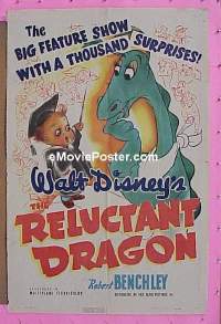 #335 THE RELUCTANT DRAGON A-1sh '41 Disney 