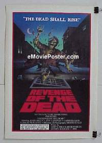 #050 REVENGE OF THE DEAD linen 1sh '84 Stacy 