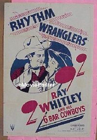 #567 RHYTHM WRANGLERS A 1sh R46 Ray Whitely 