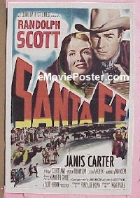 #455 SANTA FE 1sh R59 Scott, Carter 