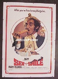 #134 SEX WITH A SMILE linen 1sh '76 Feldman 