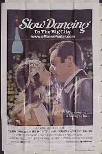 SLOW DANCING IN THE BIG CITY 1sheet