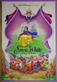 #9741 SNOW WHITE & THE 7 DWARFS 1sh R93