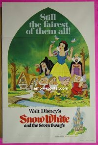 #2840 SNOW WHITE & THE 7 DWARFS 1shR75 Disney 