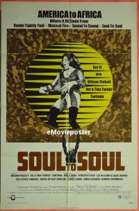 #191 SOUL TO SOUL 1sh '71 Pickett, Turner 