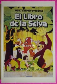 #2566 JUNGLE BOOK Spanish R90s Walt Disney 