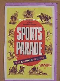 SPORTS PARADE ('54) 1sheet