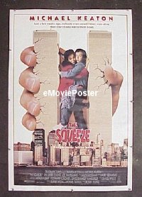 #141 SQUEEZE linen 1sh '87 Michael Keaton 