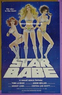 #1390 STAR BABE 1sh '77 cool sexy art! 