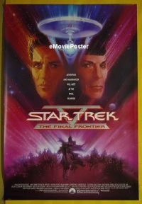 #540 STAR TREK 5 1sh '89 The Final Frontier 