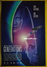 #546 STAR TREK: GENERATIONS advance 1sh '94 