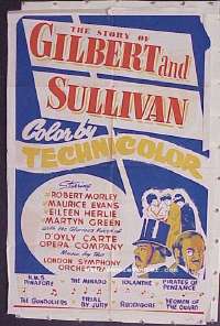 STORY OF GILBERT & SULLIVAN 1sheet
