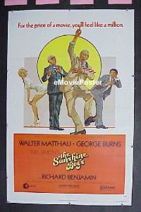 #094 SUNSHINE BOYS linen 1sh '75 Matthau 