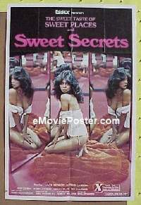 #422 SWEET SECRETS 1sh '77 X-rated 