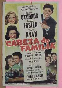 #301 TOP MAN Spanish 1sh '43 Donald O'Connor 