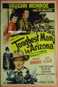 #3433 TOUGHEST MAN IN ARIZONA 1sh 52 V.Monroe 