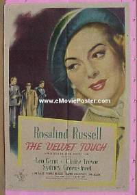 #563 VELVET TOUCH 1sh '48 Russell, Genn 