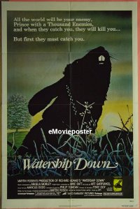 #5068 WATERSHIP DOWN 1sh 78 animated rabbits! 