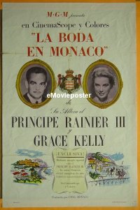 #4429 WEDDING IN MONACO Span1sh56 Grace Kelly 