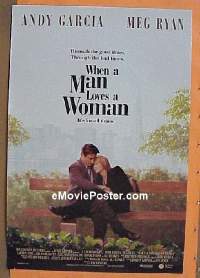 #5072 WHEN A MAN LOVES A WOMAN DS 1sh 94 Ryan 