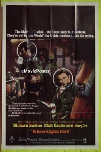 #798 WHERE EAGLES DARE style B 1sh '68 