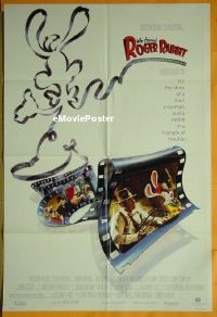 #808 WHO FRAMED ROGER RABBIT 1sh '88 