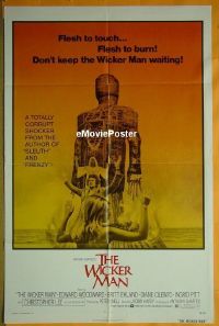 #814 WICKER MAN 1sh '74 Lee, Ekland 