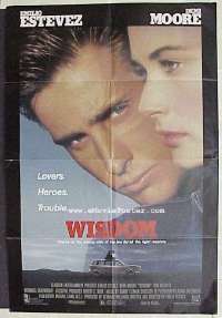 #5076 WISDOM 1sh '86 Demi Moore 