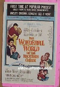 #463 WONDERFUL WORLD OF BROTHERS GRIMM 1sh'62 