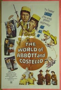 #827 WORLD OF ABBOTT & COSTELLO 1sh '65 