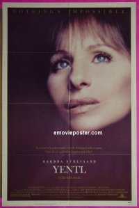 #5086 YENTL 1sh '83 Barbra Streisand 