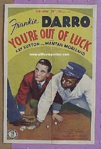 YOU'RE OUT OF LUCK 1sheet