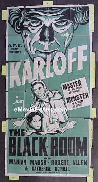 #005 BLACK ROOM 3sh R40s Karloff 